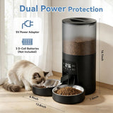 Smart Dual-Bowl Automatic Pet Feeder - 6 L, App Control