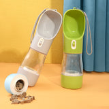 The Walk Kit - Dog Water Bottle, Foldable Double Bowl & Poop Bag Holder